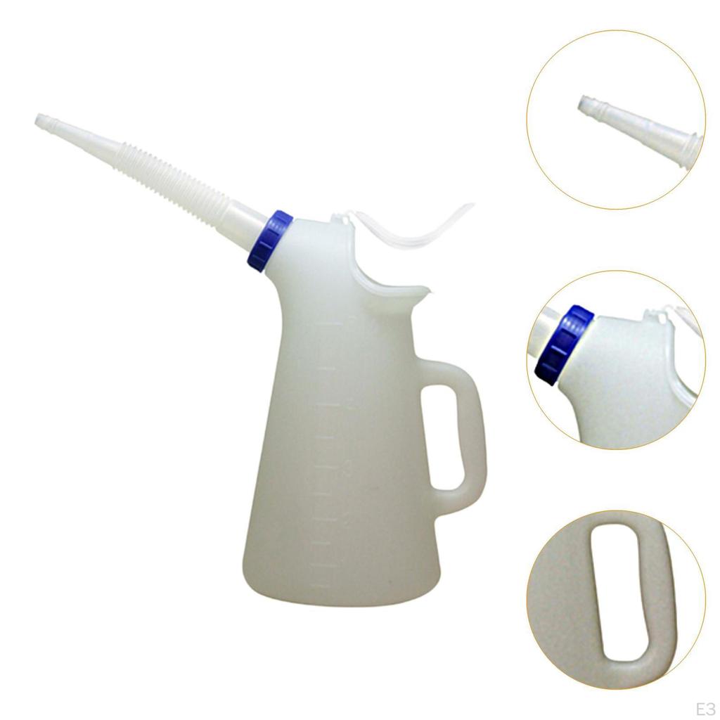 Automotive Oil Container with Lid for Efficient Dispensing