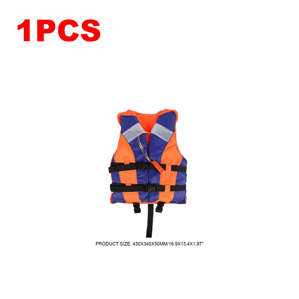 1/2PCS Children Life Jacket With Whistle Swimming Boating Float Vest Adjustable Size Drifting Swimming Life Vest For Water Sport