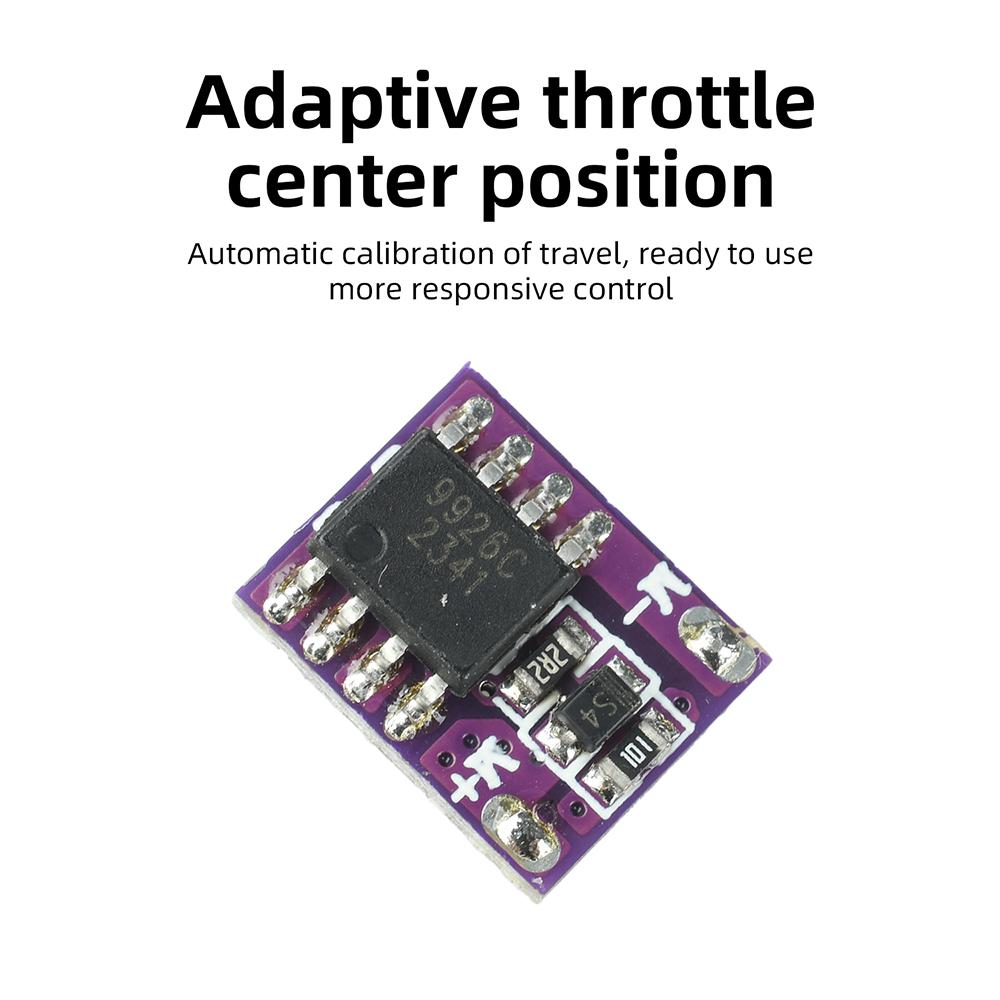 3.5-6V 10A 1S Brushed ESC Mini DIY Modify Single Way Electric Speed Control Module for RC Airplane Drone Hollow Cup Motor