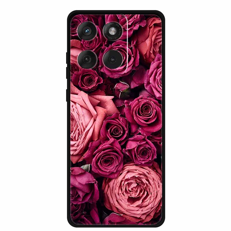 Für Motorola Edge 70 5G Hülle 2025 Mode Schwarz Silikon TPU Weiche Handyhülle Für Motorola Moto X70 Air 5G Rückseite Hülle Fundas