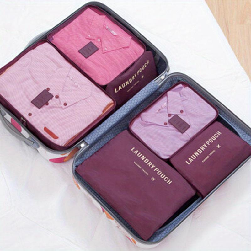 6pcs Multi-Size Portable Travel Clothing Storage Bag Set
