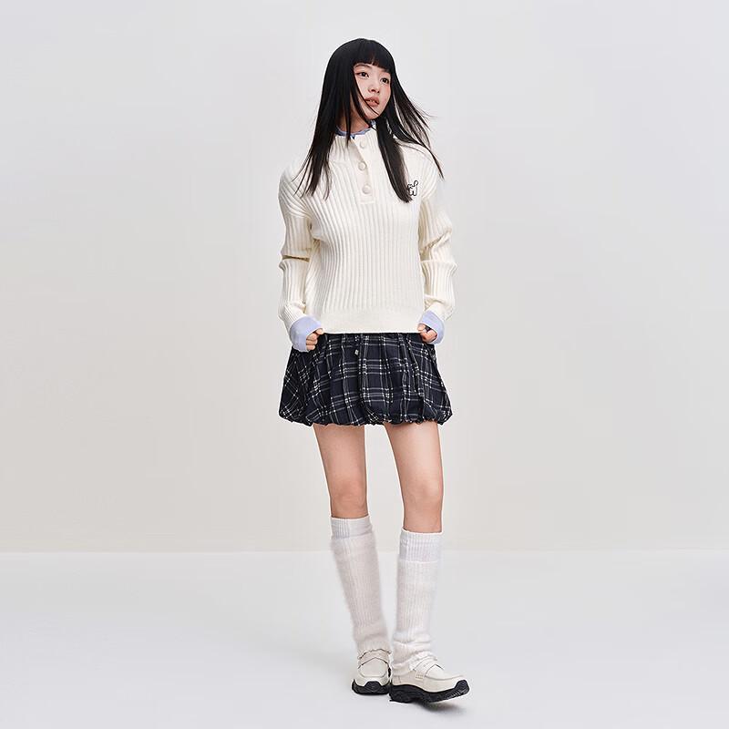 Ledin Women's Plush Half-Turtleneck Pullover Sweater