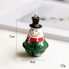 New Arrival boże narodzenie kutego żelaza dzwonek bałwanek łoś wisiorek ozdoba 2023XMAS Home Decor ozdoba choinkowa Natal Navidad