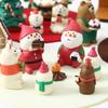 Handmade Zakka Santa Claus Resin Ornaments for Christmas Decor