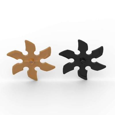 MOC 1 Stück 41125 Kreissägeblatt Darts Bausteine Set Mit Stiftloch Und Sechs Zähnen Steine Pädagogisches DIY Spielzeug Kinder Geschenk