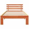 Bed Frame Wax Brown 80 x 200 cm Solid Pine Wood