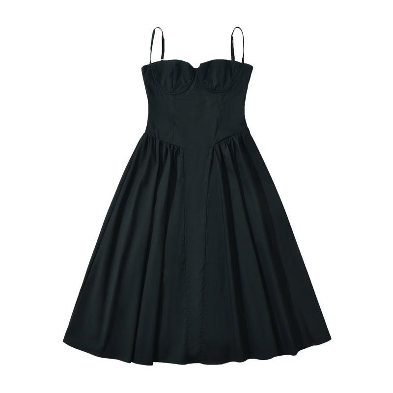 

Women s Kaslead New Casual Dress Sling Black S