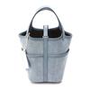 Chic Denim Cloth Bucket Bag for Women  New Vintage Large Capacity Handbags Elegant Commute Shoulder Underarm Bags