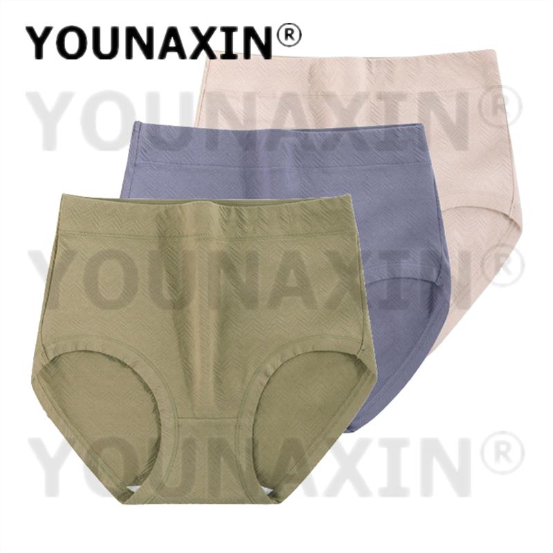 3 stykker truser i stor størrelse dameundertøy Høy midje undertøy bomull underbukser jenter store truser underbukser XL 2XL 3XL 4XL 5XL 6XL