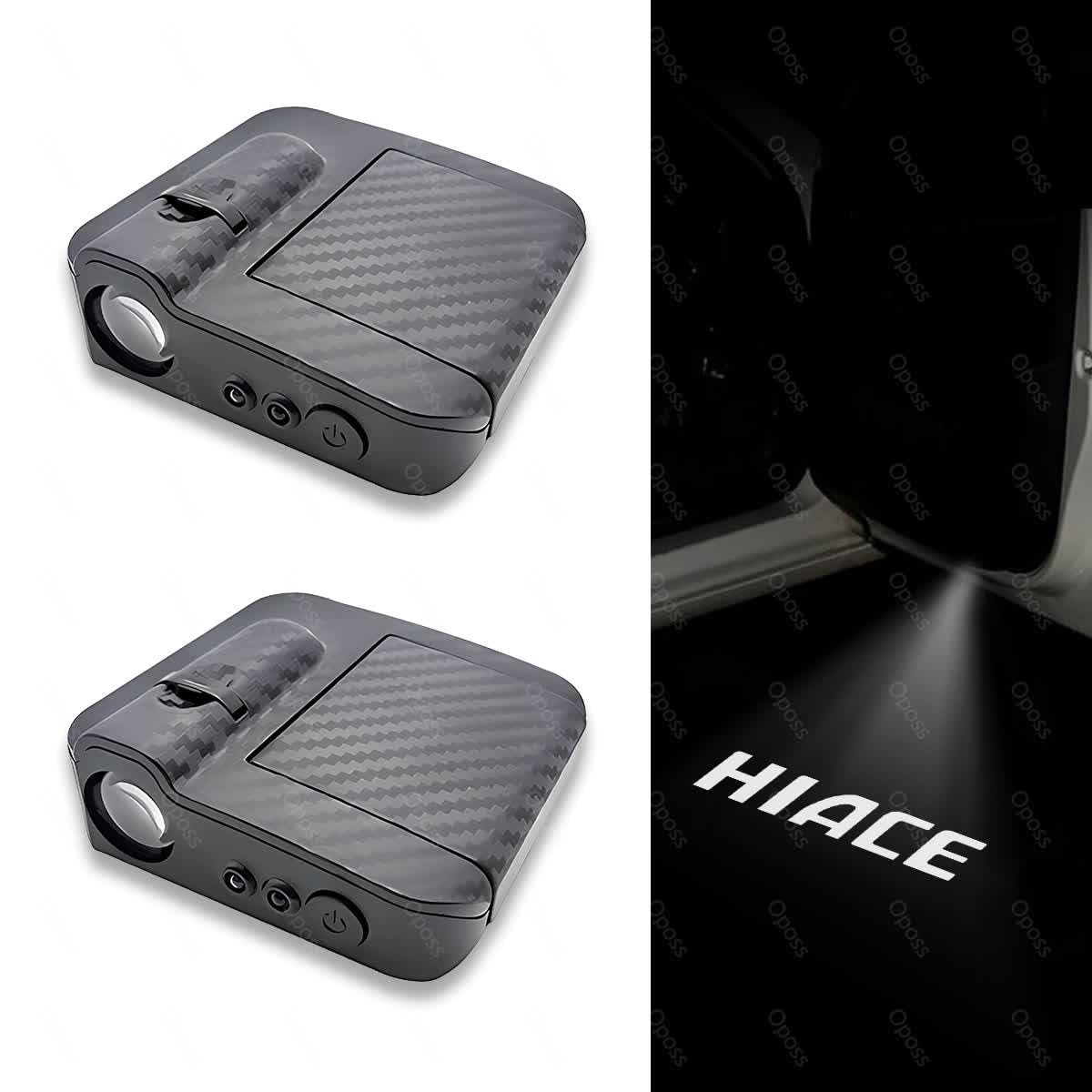 

Toyota Hiace Car Door Welcome Hiace Wagon 200 WAGON Grand Car Door Door Welcome Courtesy LED Logo Automatic No Wiring Required Light, Series, DX, GL, чёрный