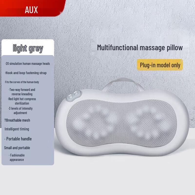 AUX Neck and Back Massage Pillow
