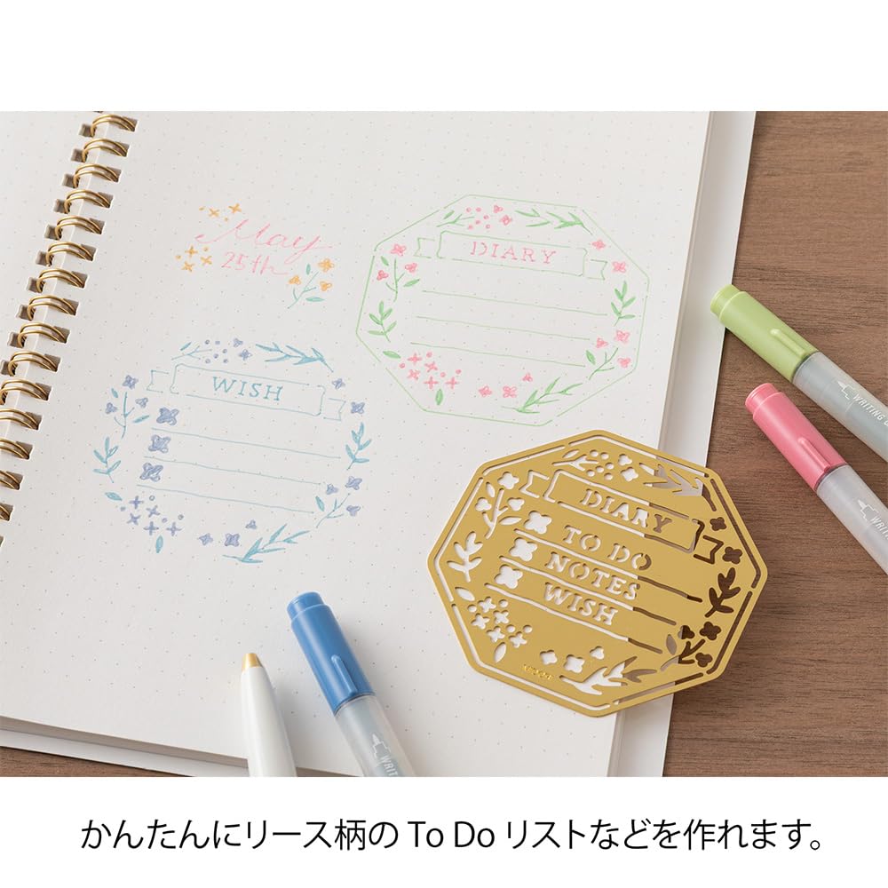 Midori Planer Kranz 35636006 Vorlage, Motiv,