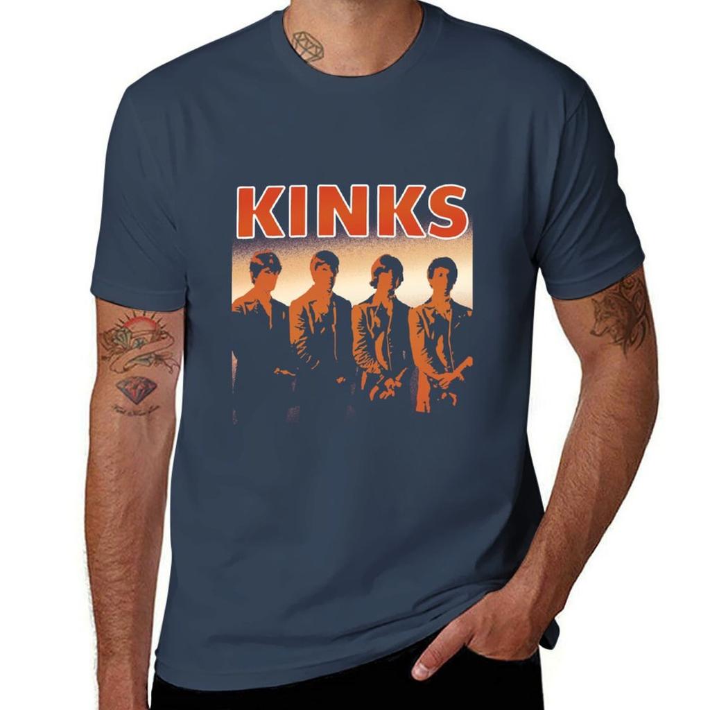 Kinks Lola Lola English Rock Band Tshirt Relaxed Casual Short Sleeve Tee