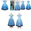 Enchanting Alice In Wonderland Tim Burton Cosplay Blue Dress For Halloween And Prom