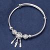 Sterling Silver Dreamcatcher Bracelet - Dreamy, Versatile Light Luxury for Women