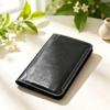 Ultra-Thin Leather Passport Holder & Multi-Card Bi-fold Wallet
