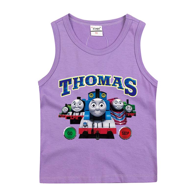 Thomas Boys Sleeveless Summer Vest - Trendy & Handsome Toddler Top 120 cm