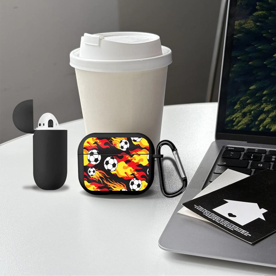Earphone Cases Cover Case For Airpods Pro3 1 Pro 2 3 Pro2 4 Colorful Cartoon Football