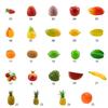 Fake Fruit Simulation Fruit Props Photography Props, 24 Kind of Fruit