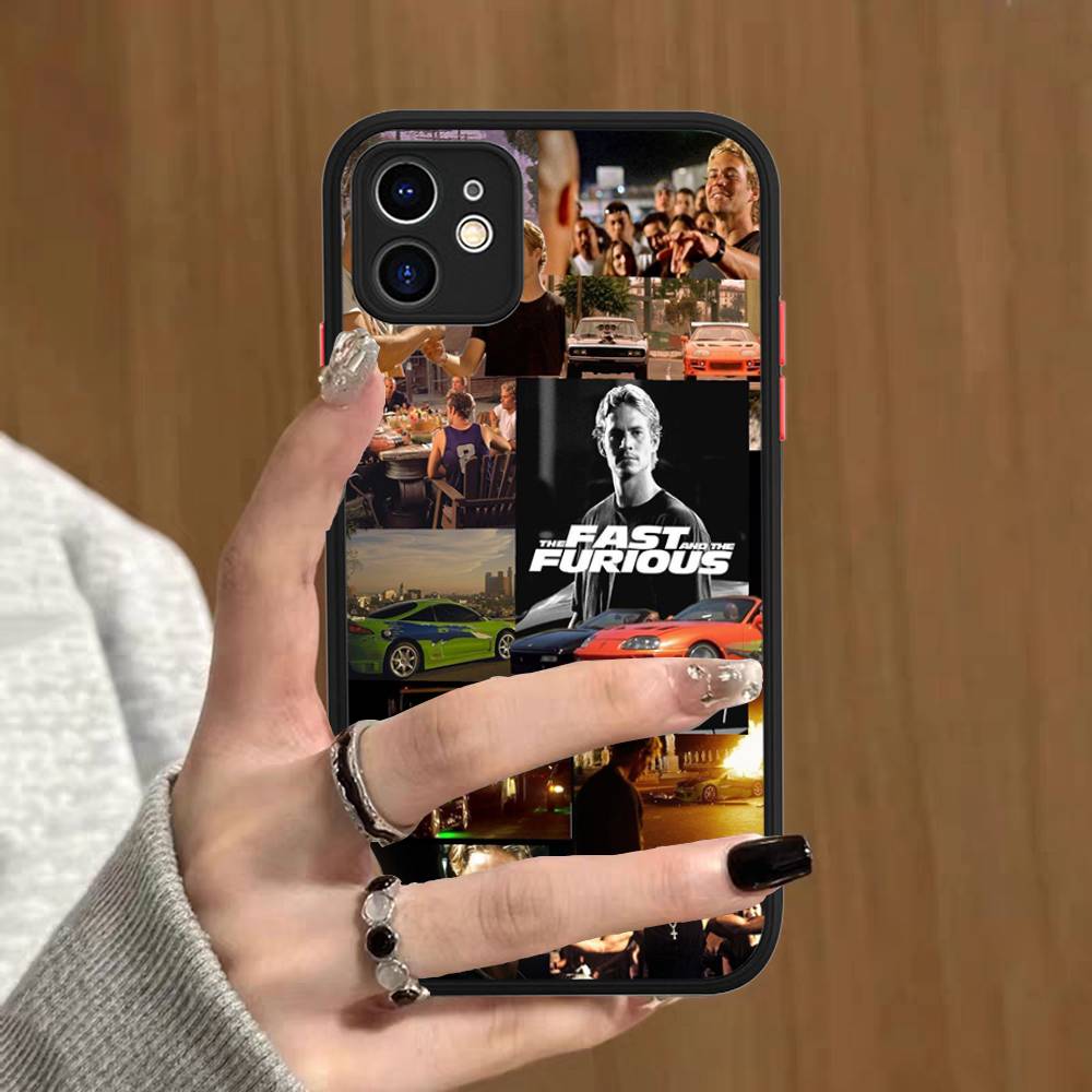 Movie Series Fast F-Furious For IPhone Air 16 15 14 Plus 13 12 11 Pro Max Matte Cover Jelly Shockproof Phone Case