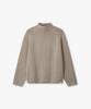 MAN ON THE BOON Alpaca Blend Roll Neck Knit Pullover_Melange Beige 4715313029