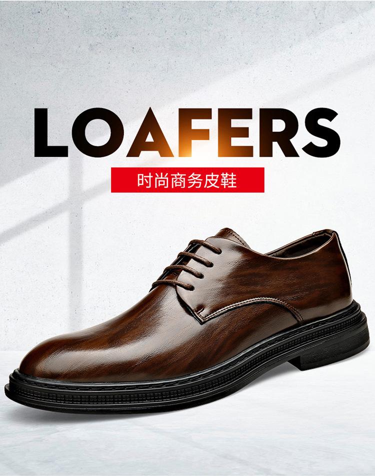 Męskie buty skórzane męskie jesienno-zimowe biznesowe wizytowe miękka skóra miękka podeszwa szpiczaste ślubne dla pana młodego sznurowane buty do garnituru wysokiej klasy