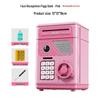 Children's Smart Face Recognition Piggy Bank with Deposit/Withdraw Function and Automatic Bill Rolling