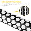 1Pcs Car Honeycomb Stickers For Car Front Rear Light Black Tint Film Cuttable Stickers Car Accessories