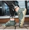 Spring Shoes for Men Women Leather Casual Shoes Pointed Toe Sport Shoes Street Lace-up Sneaker Big Size