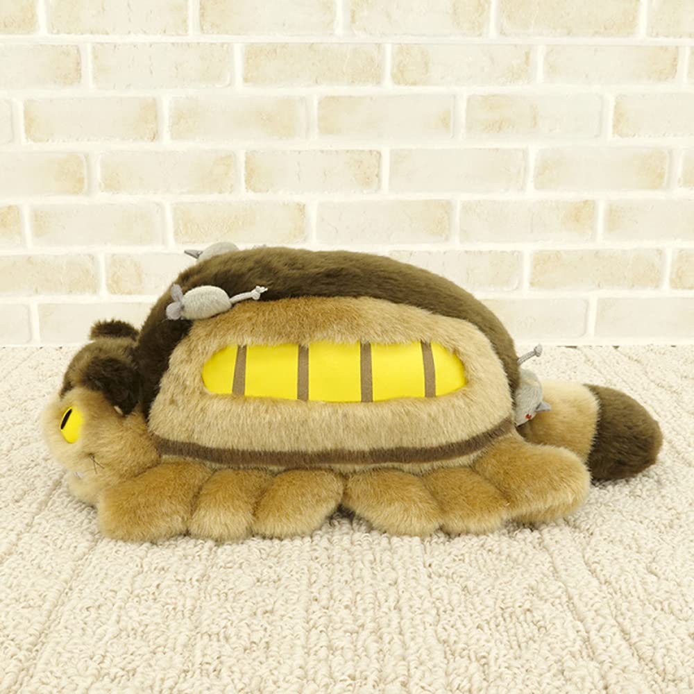 Studio Ghibli My Neighbor Totoro Soft Bean Bag Cat Bus Plush Toy Length 16cm K-5766