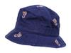 (Polo Ralph Lauren) Pánský a dámský bavlněný klobouk bucket s více výšivkami Wingfoot P 01080280 Velikost LXL NÁMOŘNICKÁ MODRÁ MULTI [Použitý]