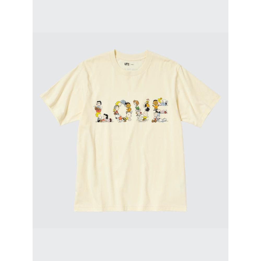 Uniqlo Peace For All Graphic T  shorT Sleeve  Regular fiT  peanuTs