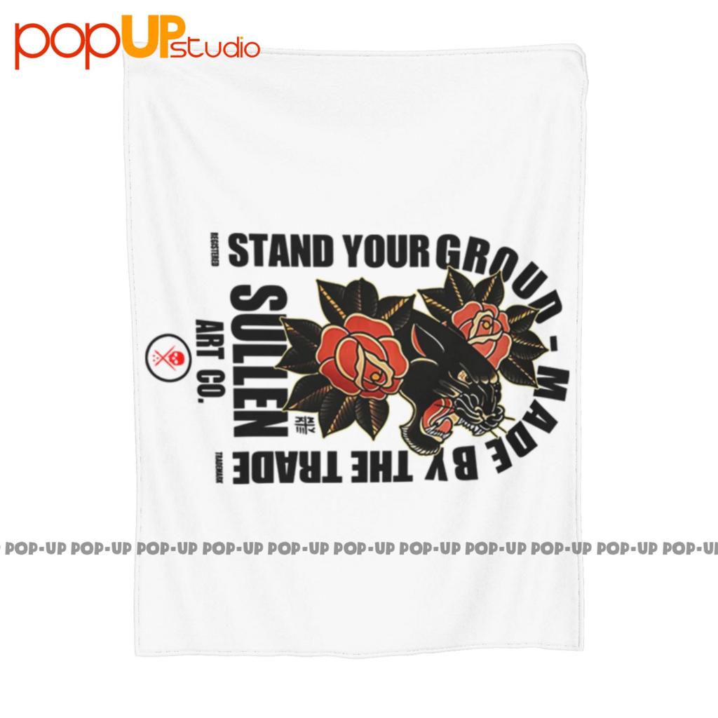 Sullen Chambers Panther Roses Tattoos Ultra-Soft Blanket Quilt Winter Sofa Cover Bed Covers