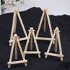 1Pc Natural Wood Mini Easel Frame Tripod Display Holder Meeting Wedding Table Name Card Stand Children Painting Display Craft