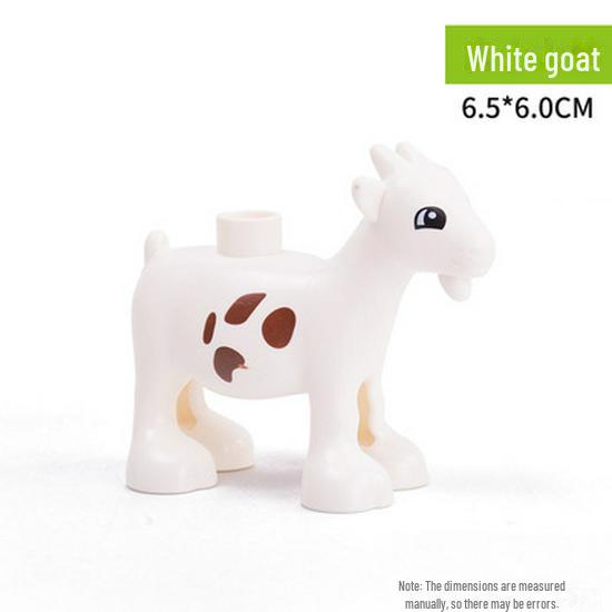 Lego-Compatible Large Animal Accessories Building Blocks for Kids' Prairie, Ocean, Jungle Simulations, Ages 3+