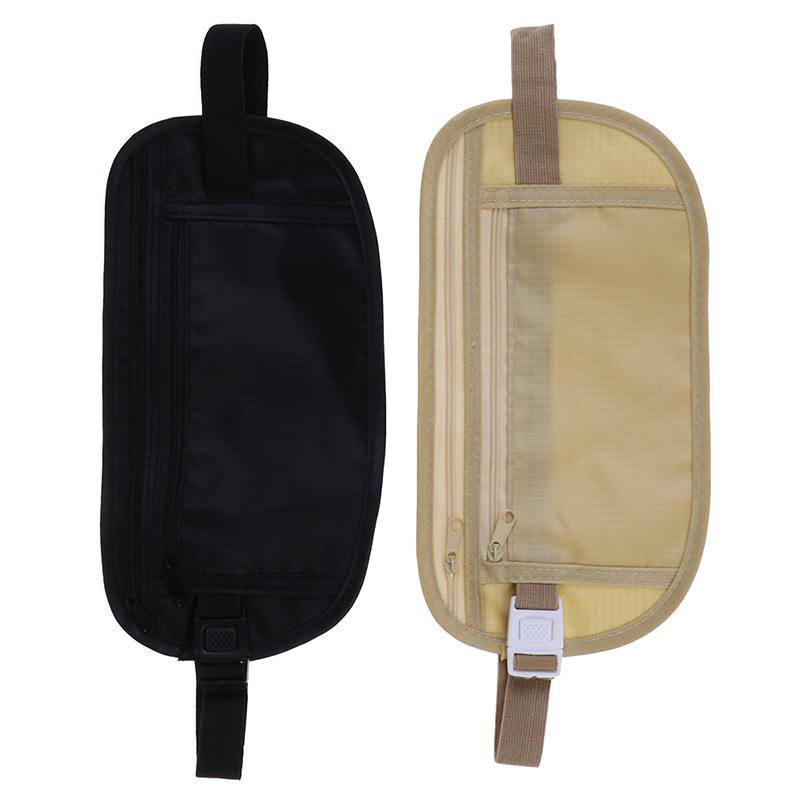 Travel Money Belt Hidden Waist Security Wallet Bag Passport Pouch Id Holder