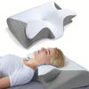 Comfortable Memory Foam Neck Pillow For Home Sleep With Supportive Design And Ergonomic Shape