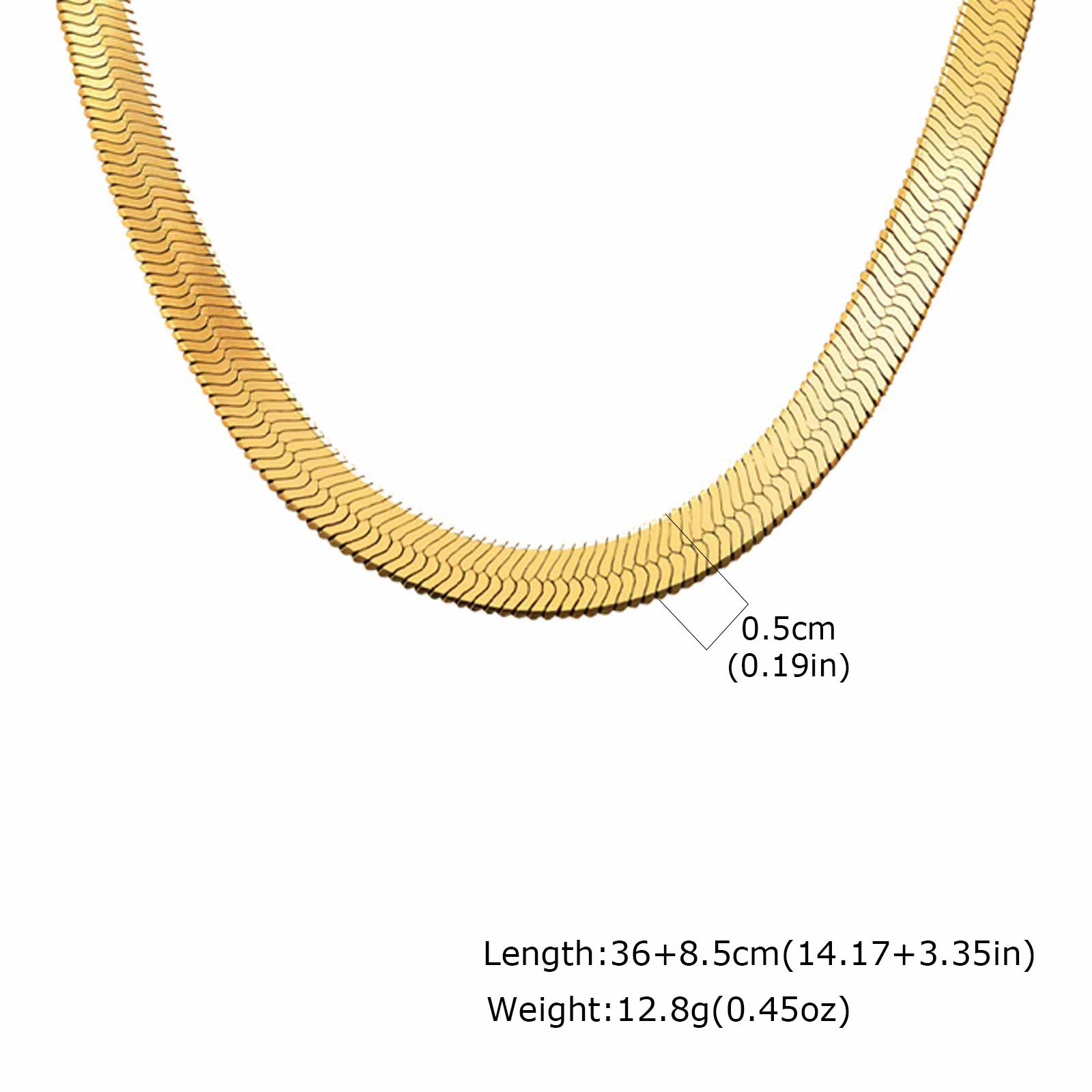 

Stainless Steel Pendant Necklace for Women, Layer Herringbone Chain Heart Shape Elizabeth Coin Pendant Non-tarnish Jewelry