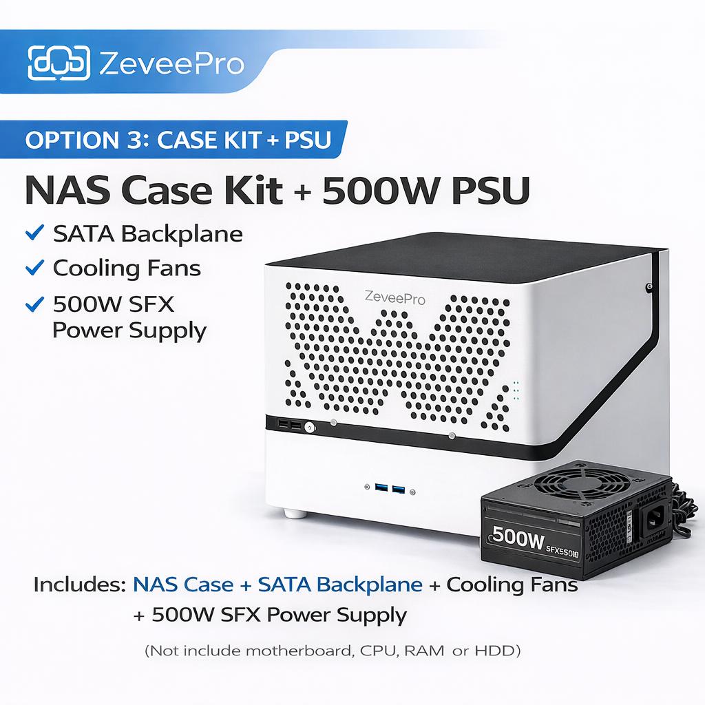 6 Bay NAS Case Kit with