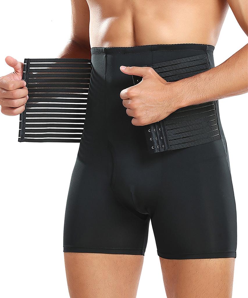 Pantaloni scurți pentru controlul burticii pentru bărbați, cu talie înaltă, care slăbesc, lenjerie de corp, boxeri, slip, lenjerie de corp căptușită, chiloți pentru ridicarea fundului, îmbrăcăminte pentru creșterea șoldului