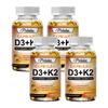 Pslalae Vitamin D3 + K2 Capsules - Bone, Heart & Immune Health