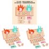 Wooden Finger Counting Math Toy For Early Childhood Education With Addition And Subtraction Practice