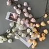 1PC Flower Arrangement Elegant Simulated Leaves Ornaments DIY Artistic Artificial Plant Scenery Lantern Fruit Branches 97CM