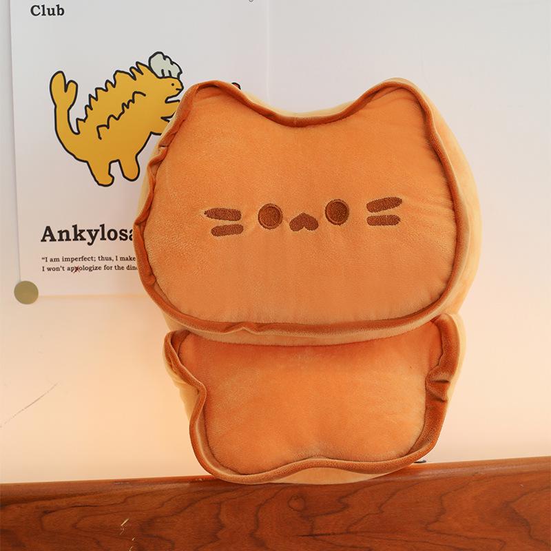 

Плюшевая игрушка кошка калико - Милая подушка-ролл «Масло Мяу Печенье» и украшение для женщин 30cm (0.7kg)