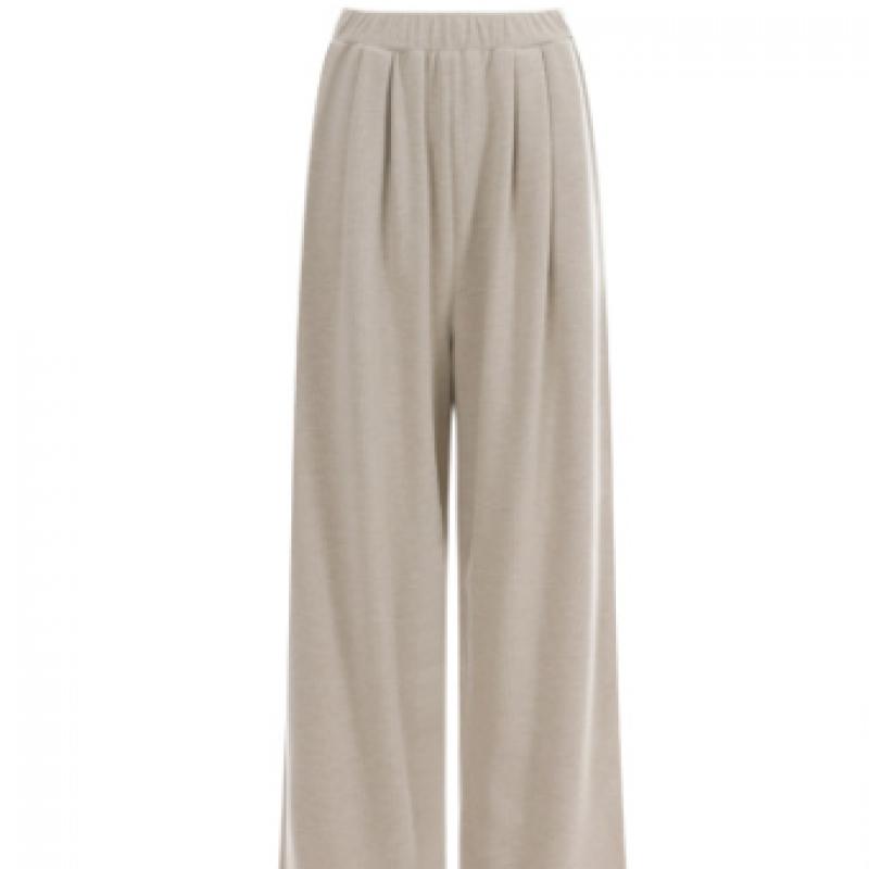 Shop Women Easy One Mile Basic Pin Tuck Wide Pants Gray Pic Wpt 11818