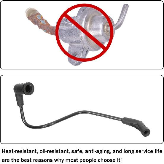 Car Fuel Pressure Regulator Vacuum Hose, OEM#17113556 Automotive Fuel Regulator Vacuum Line Tube for 4.8L 5.3L 6.0L, Universal for Avalanche Yukon