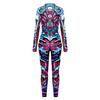 New Women's Clothing Diablo Digital Printing Button Hand Skinny Elastic Women's onesie