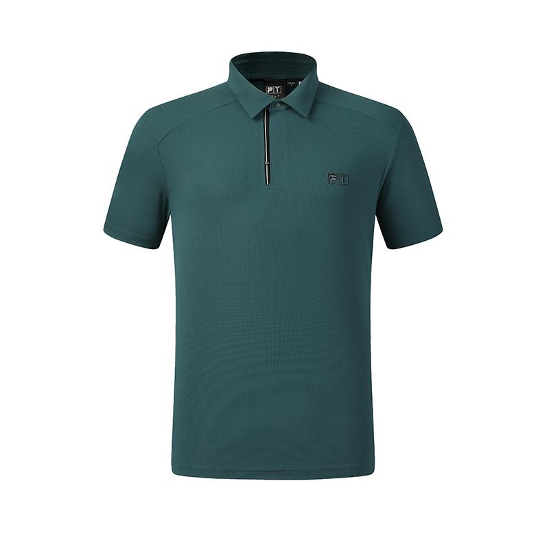 FILA Golf Series Fashion Simple Classic Sports Casual Comfortable Short Sleeve Polo Shirt Men tops Sea-Green A11M625136FKK