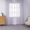 1pcs Beautiful Home Decoration Curtain Translucent Solid Color Gauze Curtains Gorgeous Hotel Living Room Decor Window Blind