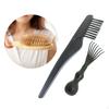 2Pcs Mini Salon Use Hair Brush Cleaning Tool Cleaner Rake Comb Kit,Good Combination